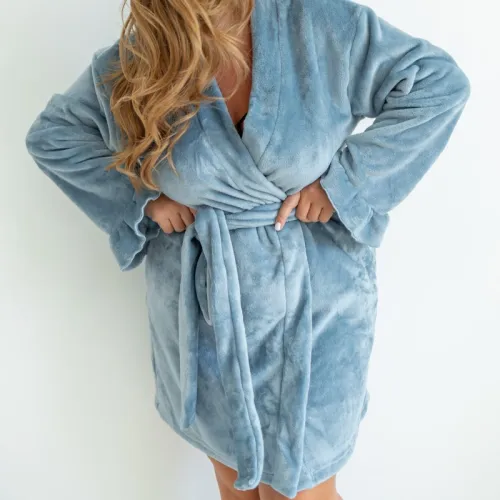 Халат жіночий "Carmen robe mini" jeans - 5