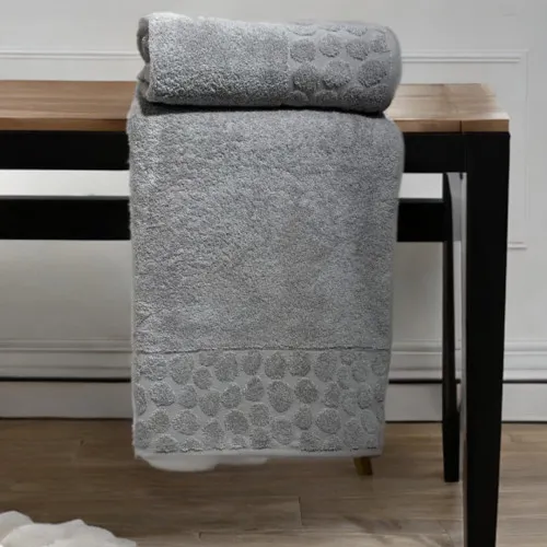 Набір рушників Т "Cestepe Lux cotton Gri" (3 шт.)