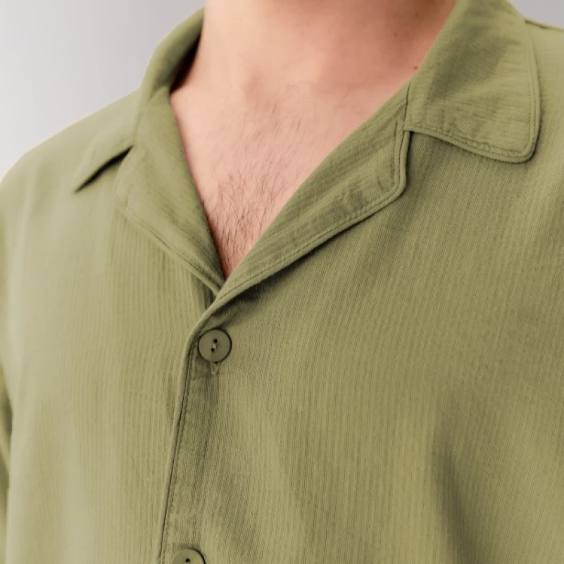 Пижама мужская 100% Хлопок Л  "Charles" olive - 4