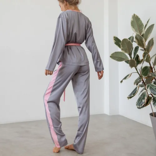 Жіночий костюм-трійка "Chloe" gray - 2