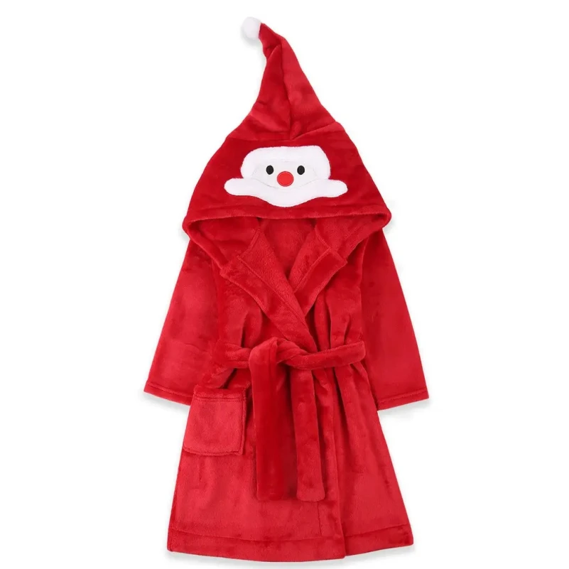 Халат детский "Christmas" red