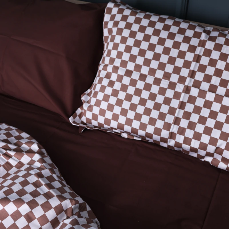 Комплект постельного белья Сатин 22-1369 Classic Checkers - 2