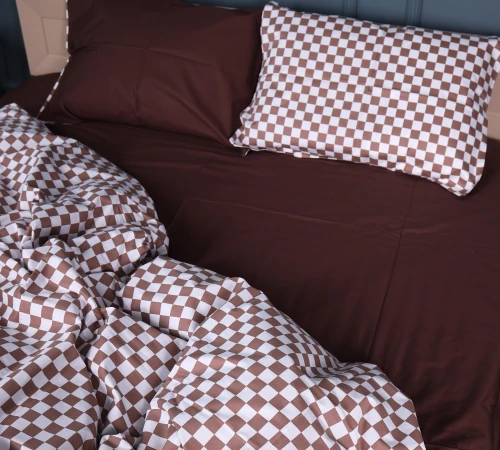 Наволочка Сатин 22-1369 Classic Checkers - 2