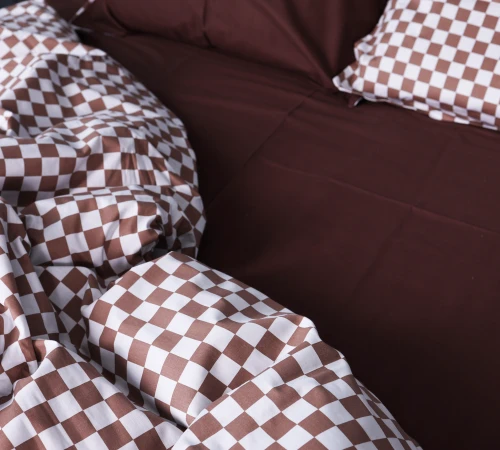 Простынь Сатин 22-1369 Classic Checkers - 2