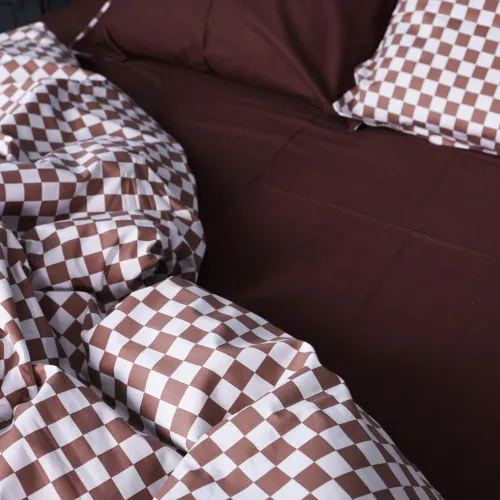 Простирадло Сатин 22-1369 Classic Checkers - 2