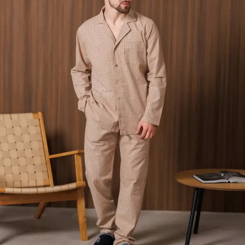 Піжама чоловіча Фланель Х "Classic Flannel" ivory