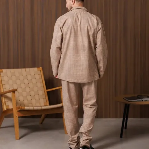Піжама чоловіча Фланель Х "Classic Flannel" ivory - 3