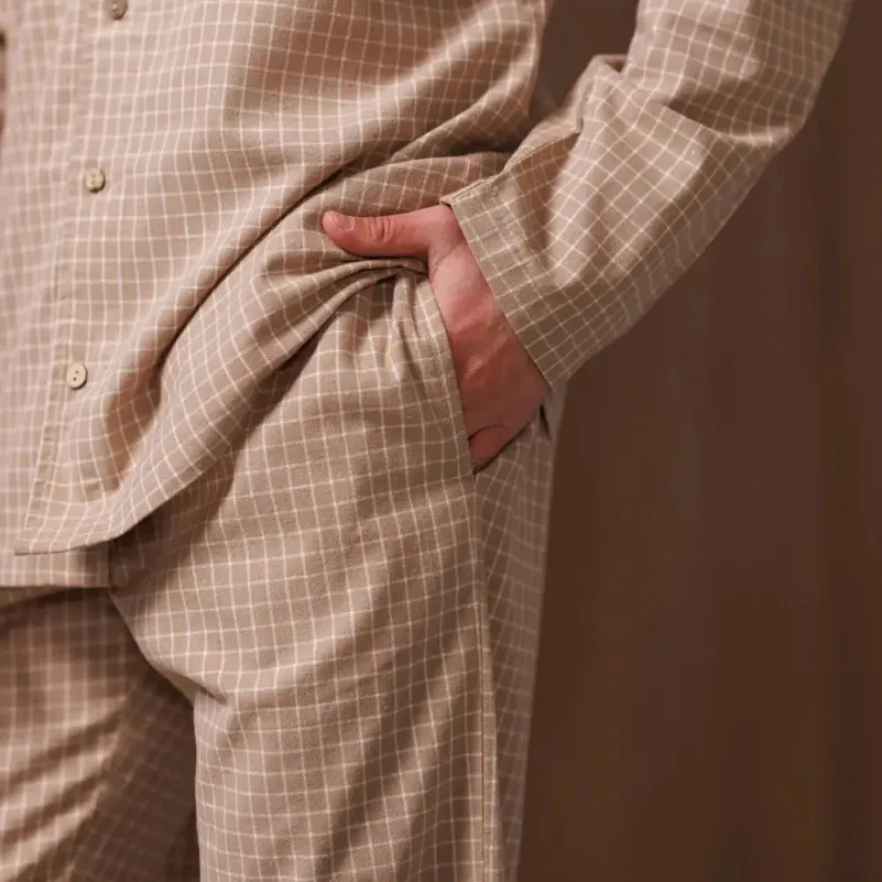 Піжама чоловіча Фланель Х "Classic Flannel" ivory - 6