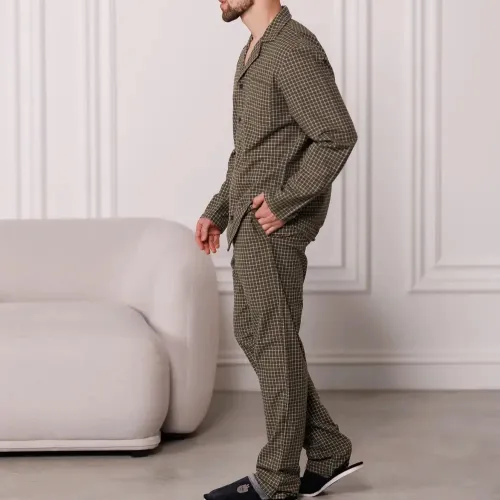 Піжама чоловіча Фланель Х "Classic Flannel" olive - 3