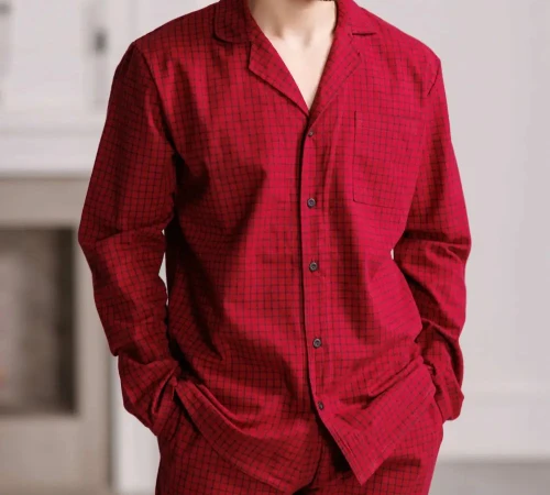 Пижама мужская Фланель Х "Classic Flannel" red - 2