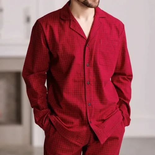 Піжама чоловіча Фланель Х "Classic Flannel" red - 2