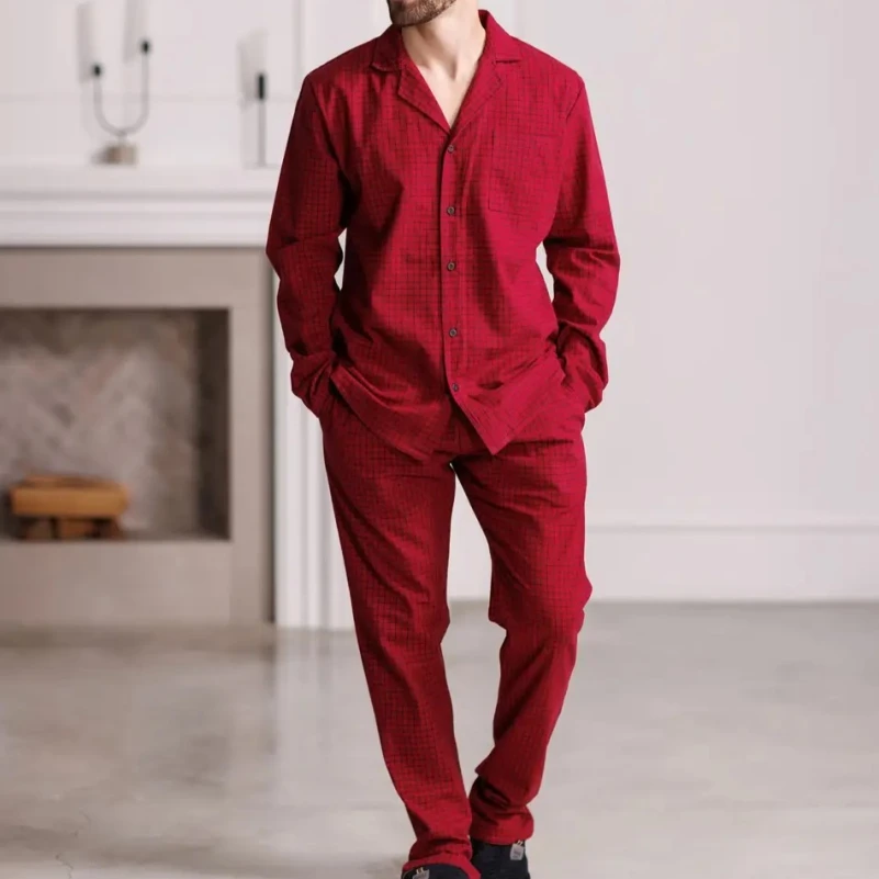 Пижама мужская Фланель Х "Classic Flannel" red