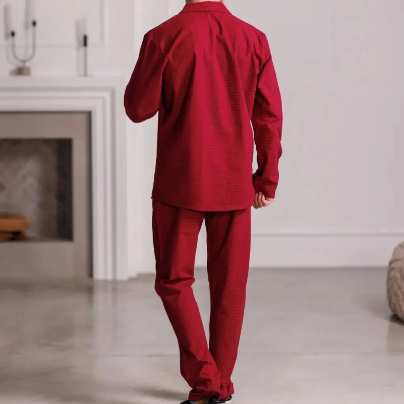 Пижама мужская Фланель Х "Classic Flannel" red - 4