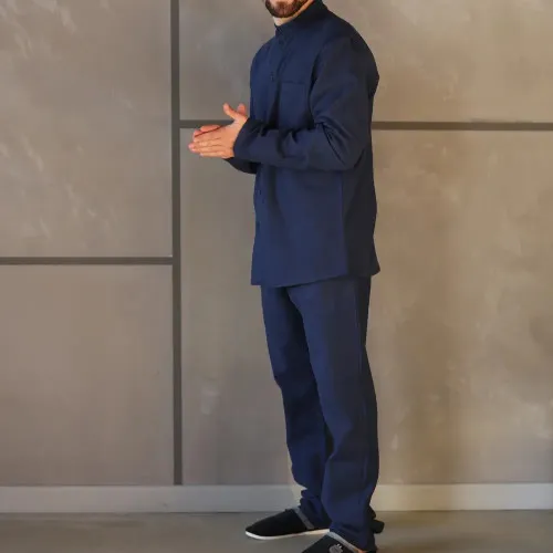 Піжама чоловіча Фланель Х "Classic Flannel soft" blue - 2