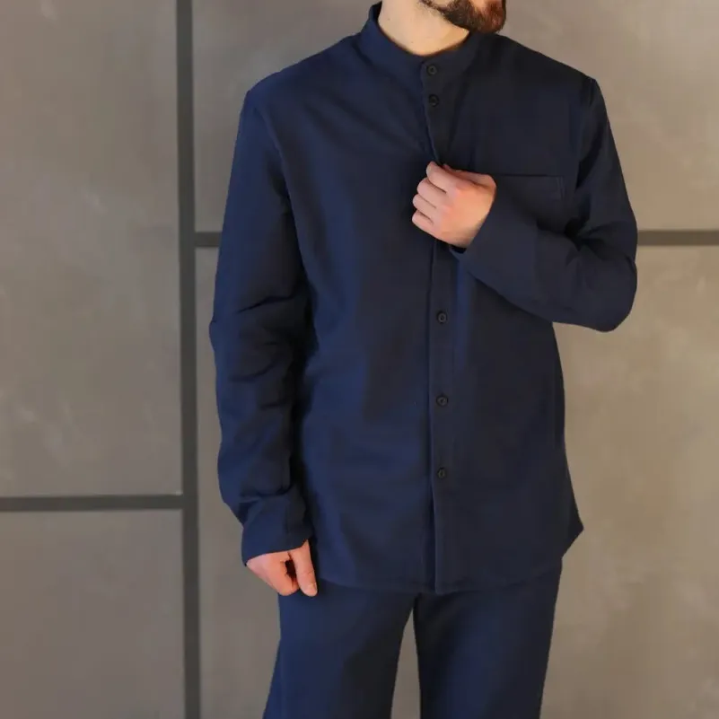 Пижама мужская Фланель Х "Classic Flannel soft" blue - 3
