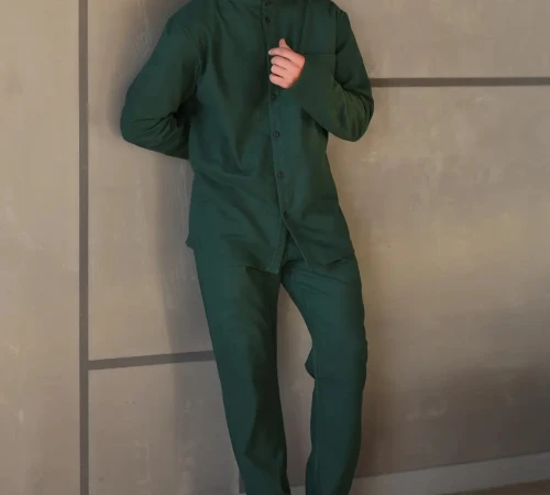 Пижама мужская Фланель Х "Classic Flannel soft" green