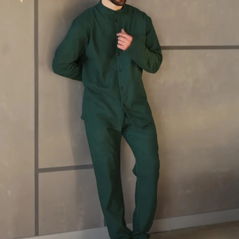 Пижама мужская Фланель Х "Classic Flannel soft" green