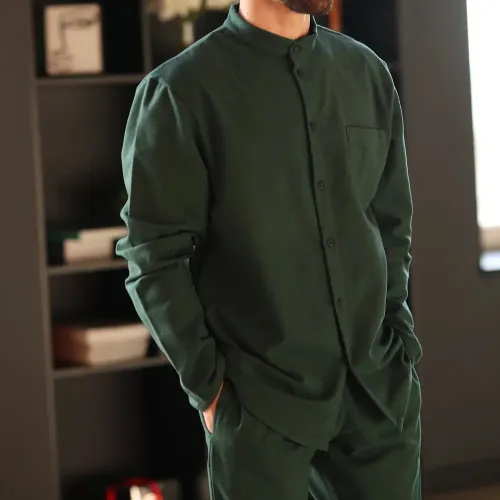 Піжама чоловіча Фланель Х "Classic Flannel soft" green - 3