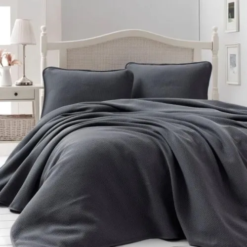 Набор покрывало + наволочки 2 шт Т "Comforter Set Liv grey"