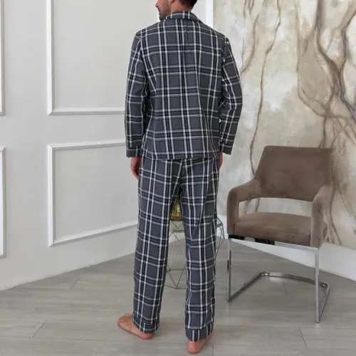 Піжама чоловіча Фланель С "Cozy Flannel" black - 2