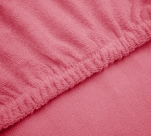 Простынь на резинке К Terry Line "Crimson" - высота 25 см