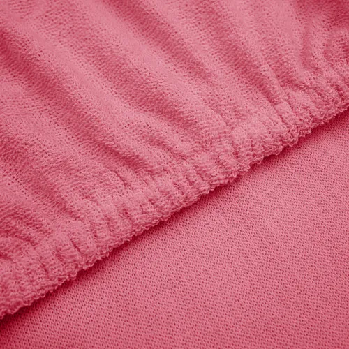 Простынь на резинке К Terry Line "Crimson" - высота 25 см