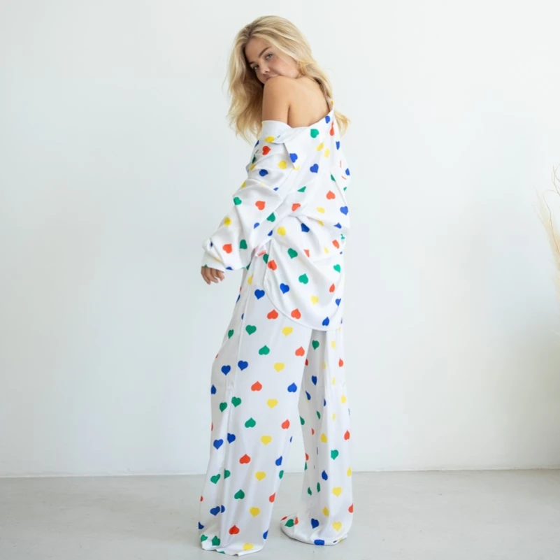 Пижама женская шелк "Deary" - 3