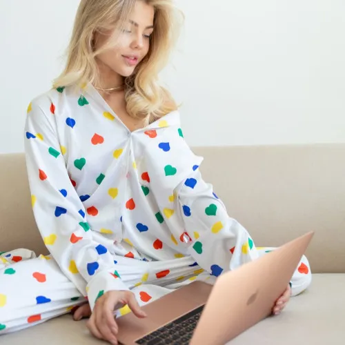 Піжама жіноча шовк "Deary" - 2