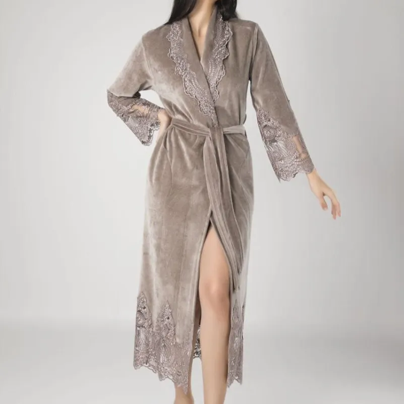 Халат М "Dressing Beige Gown"