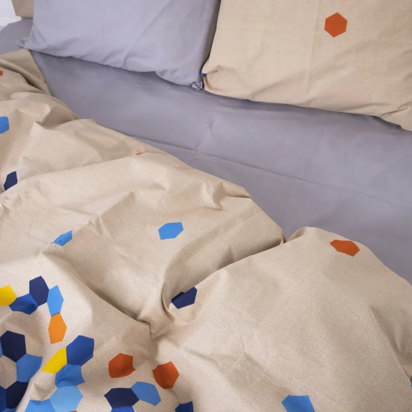 Пододеяльник MirSon Ranforce Elite 17-0520 Duende beige - 3