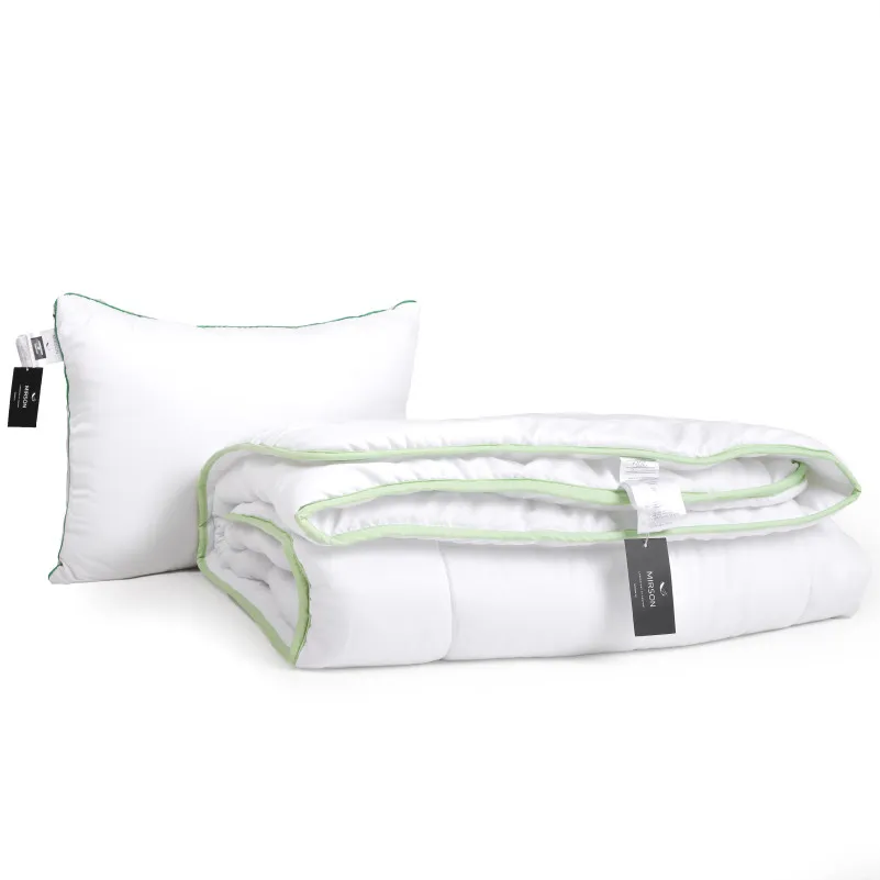 Набір антиалергенний №9586 "Eco Line" Ecosilk Зима (Ковдра + подушка) - 1