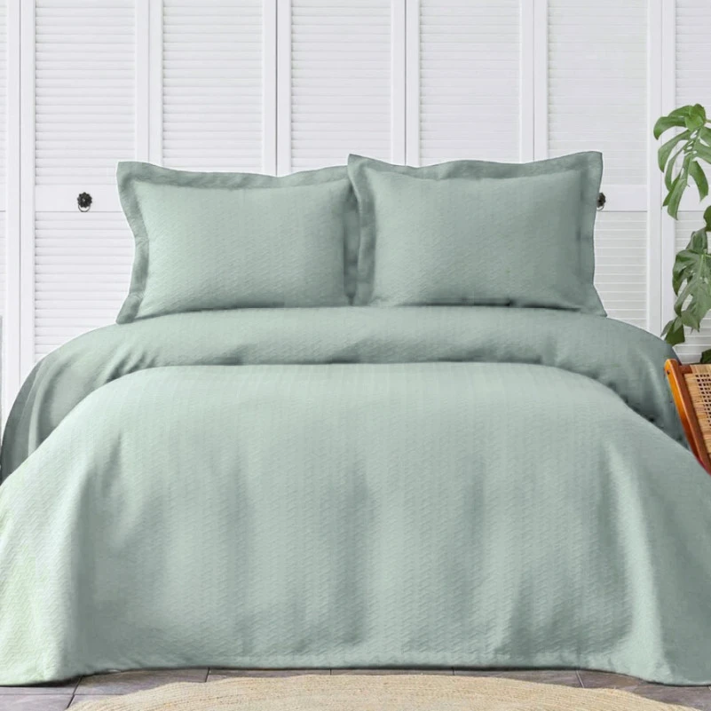 Набір покривало + наволочки 2 шт С "Elegant Bedding Duo sky"