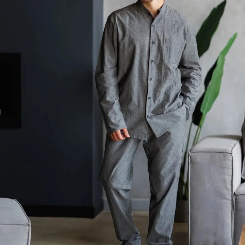 Пижама мужская Вареный хлопок Х "Florian" graphite - 2