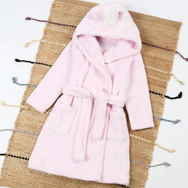 Халат детский "Fluffy Charm" pink