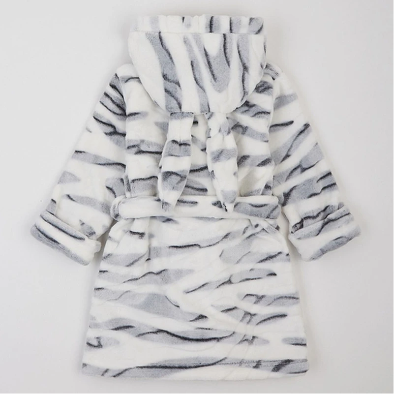  Халат детский утепленный "Fluffy Hug" gray - 1