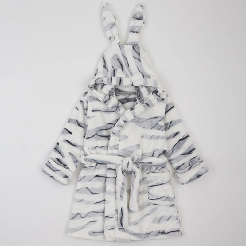  Халат детский утепленный "Fluffy Hug" gray