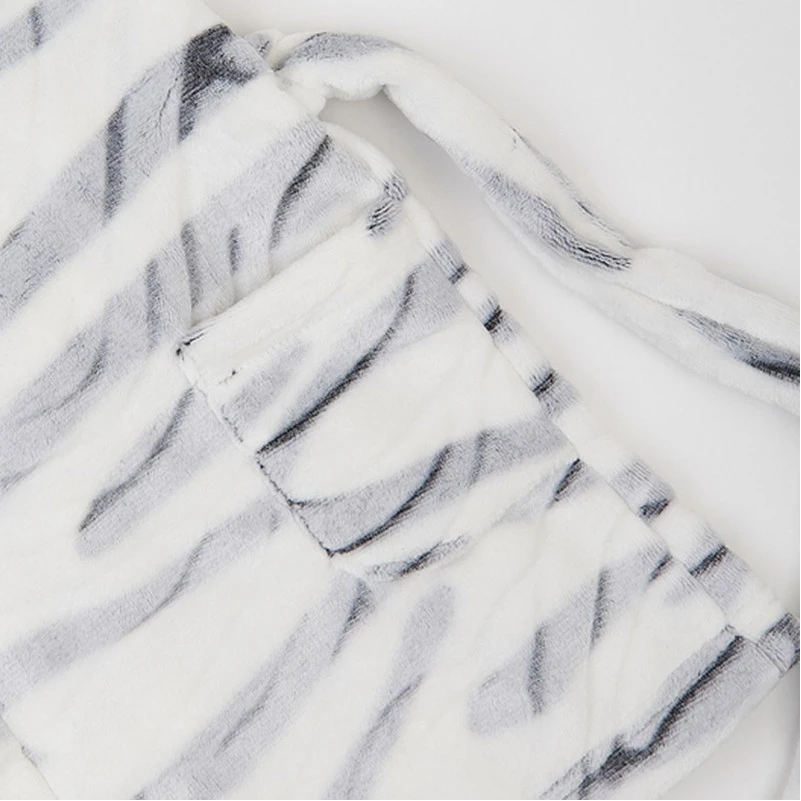  Халат детский утепленный "Fluffy Hug" gray - 3