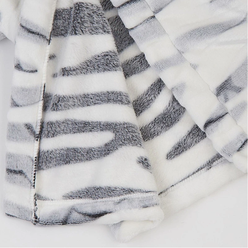  Халат детский утепленный "Fluffy Hug" gray - 5