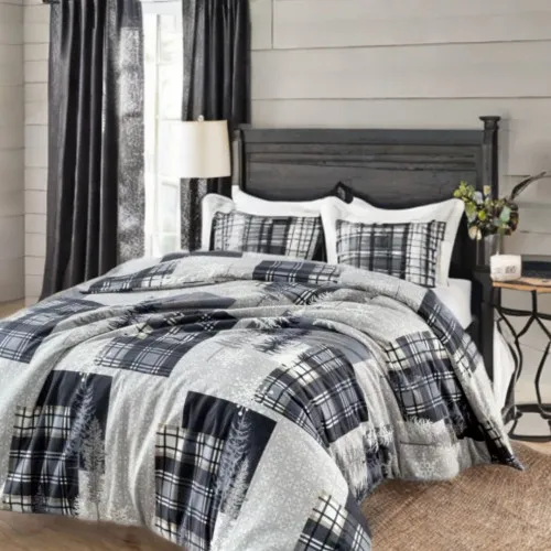 Комплект постельного белья Фланель "Frosted Windowpane"