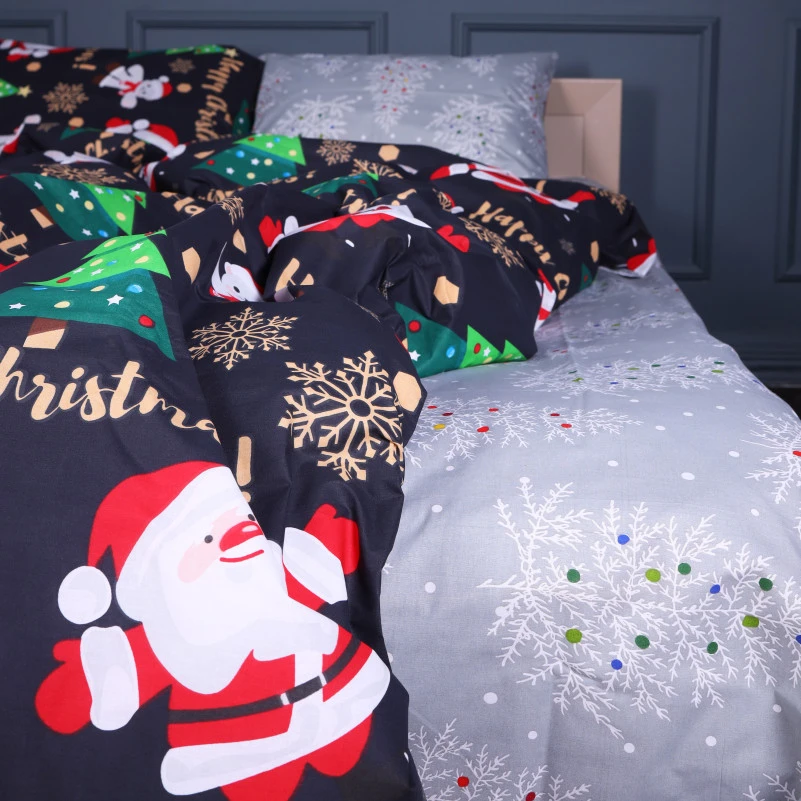 Комплект постільної білизни Бязь 17-0678 Frosty Fun - 3