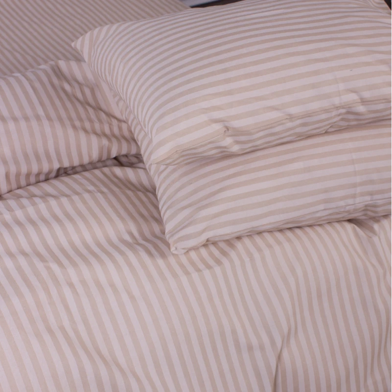 Комплект постільної білизни MirSon Ranforce Elite 17-0602 Stripe Creamy - 5