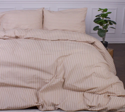 Наволочка MirSon Ranforce Elite 17-0602 Stripe Creamy - 2