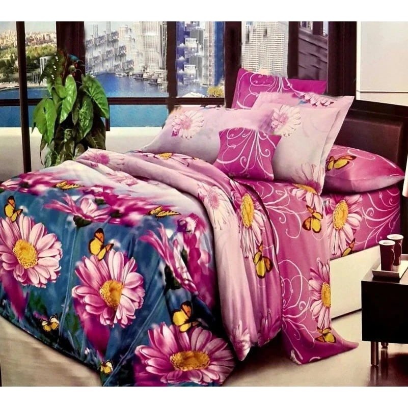 Комплект постельного белья Микрофибра принт 15-0045-1 Geneva