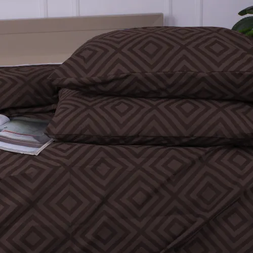 Наволочка MirSon Ranforce Elite 17-0624 Geometry Brown - 2