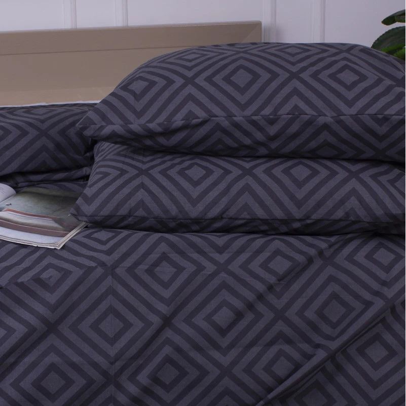 Комплект постельного белья MirSon Ranforce Elite 17-0625 Geometry Graphite - 4