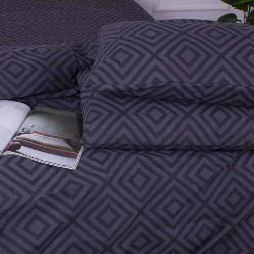 Наволочка MirSon Ranforce Elite 17-0625 Geometry Graphite