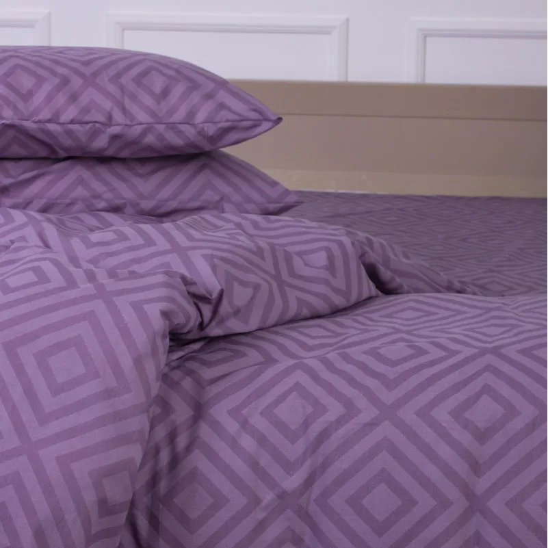 Пододеяльник MirSon Ranforce Elite 17-0626 Geometry Purple - 5