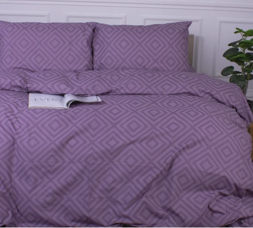 Комплект постільної білизни MirSon Ranforce Elite 17-0626 Geometry Purple - 2