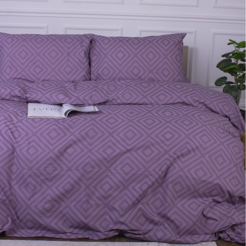 Комплект постільної білизни MirSon Ranforce Elite 17-0626 Geometry Purple - 1