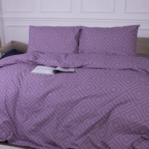 Пододеяльник MirSon Ranforce Elite 17-0626 Geometry Purple - 2